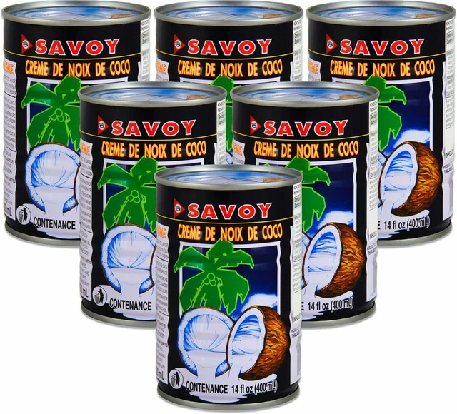 [6x 400 ml] crema di cocco Savoy crema di cocco crema di cocco / crema di cocco