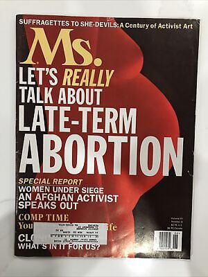 Ms Magazine Talk About Late Term Abortion May June 1997 Feminist Women Issues