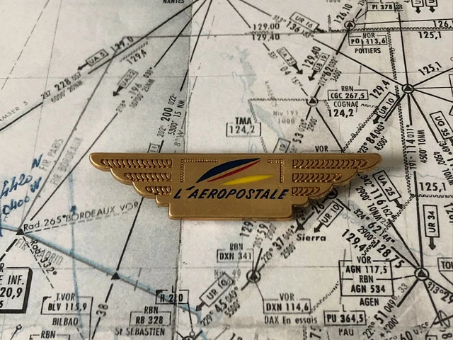 Broche Pin's Wings Crew Aviation Air France Vintage - Décoration Concorde, Occasion