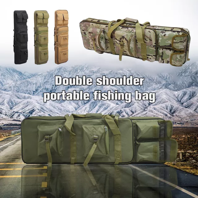 36" 46" Tactical Case Camo Carbine Rifle Range Carry Bag Backpack Hunting bags