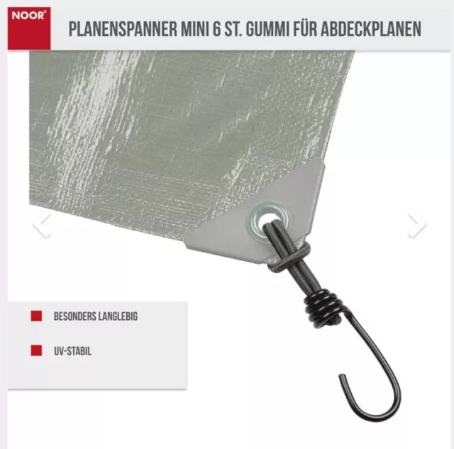 NOOR Planenspanner MINI, 15 cm, 6 Stk 3