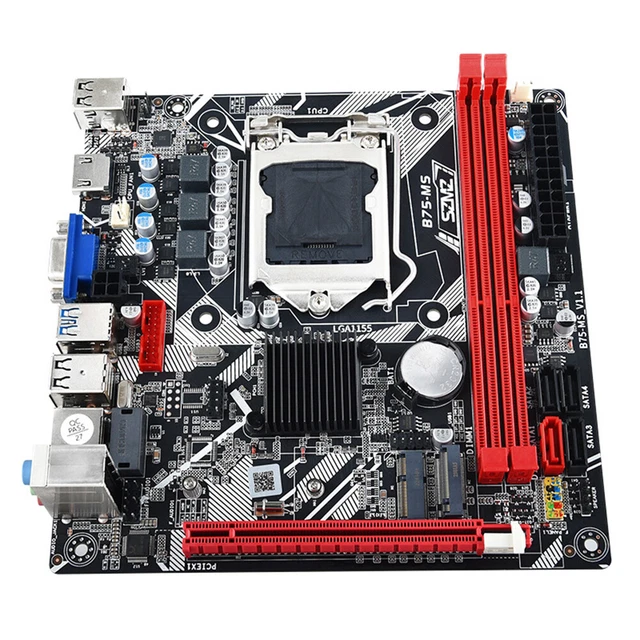 24PIN LGA 1155 USB3.0 SATA3.0 Mainboard Supports 2 Memory Slots for PC