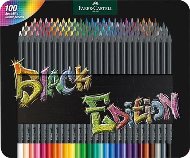 (TG. 1 unit  (Confezione da 1)) Faber-Castell 116490 - Matite colorate Black Edi