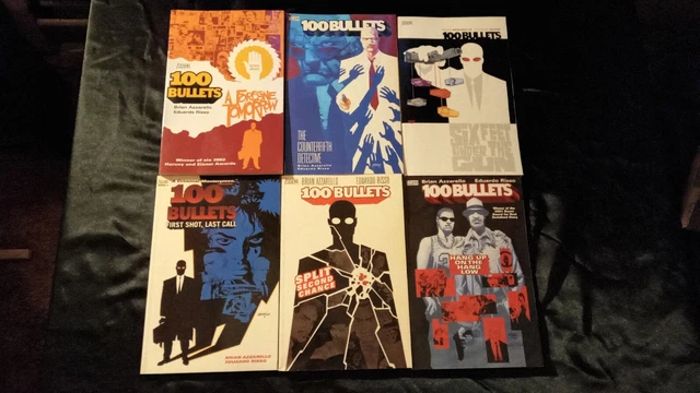 100 Bullets Vol. 1, 2, 3, 4, 5, 6, 7, 8, 9, 10, 11, 12, 13 Complete Run TPB Lot