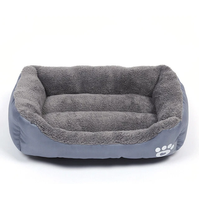 Pet Calming Bed Dog Cat Sleeping Kennel Puppy Super Soft Mat Pad Warm Nest