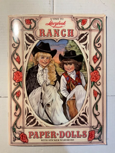 A Visit to Storybook Heirlooms Ranch - Paper Dolls w/ Sticker Wardrobe Paperback