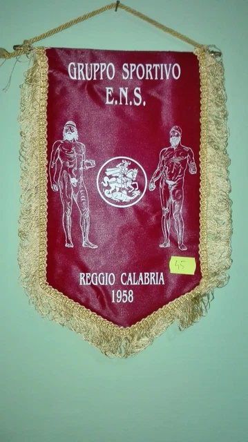 Gagliardetto ENS Bari 1975 N°56 - Fanion Original De Collection Sportive