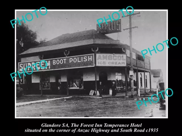 OLD LARGE HISTORICAL PHOTO OF THE FOREST INN HOTEL GLANDORE SA c1935