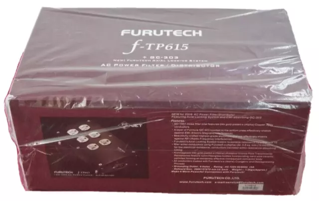 FURUTECH High-end power strip  f-TP615 125V 6 taps JAPAN