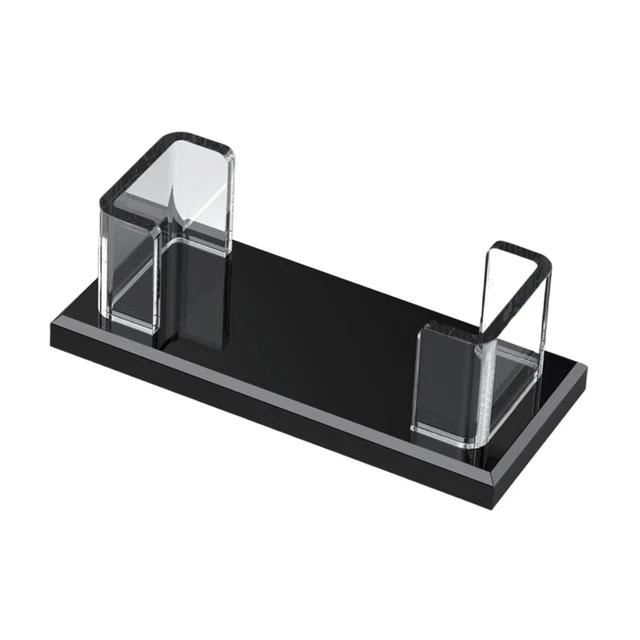 Portabiglietti Da Visita In Acciaio Inossidabile - Elegante Supporto Da Scrivania Per Carte, Ideale Per Ufficio, Reception E Fiere