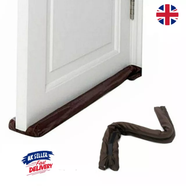 Draught Excluder Under Door Internal Double Draft Insulation Foam Cold Energy