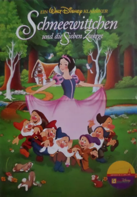 Plakat, Poster, A 0, SCHNEEWITTCHEN UND DIE SIEBEN ZWERGE, Walt Disney, USA 1937