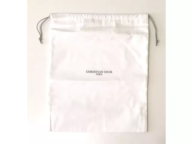 DIOR Staubbeutel für Tasche, Aufbewahrung, Dustbag XL-Format 22 x 27 cm weiß neu