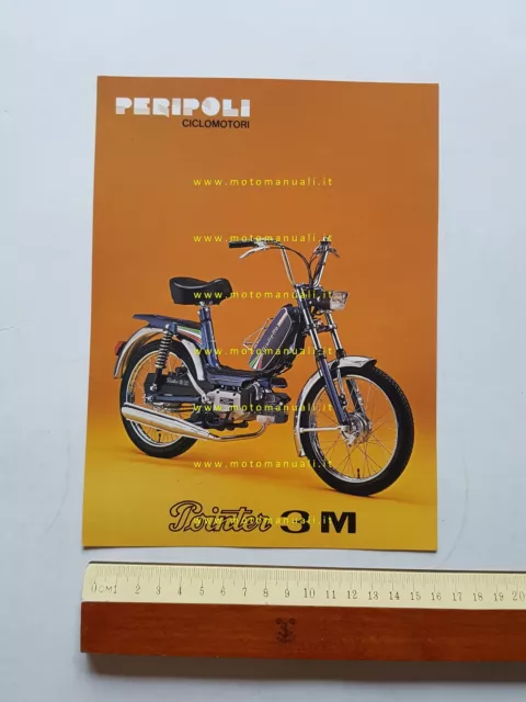 Peripoli Giulietta 50 Pointer 3M depliant anni 70 ciclomotore originale Brochure