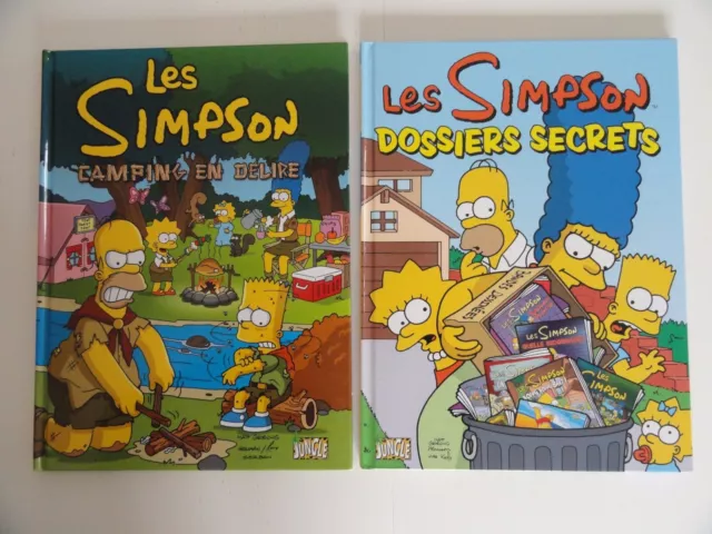 Lot de 2 BD Les Simpson - T. 1 et 7