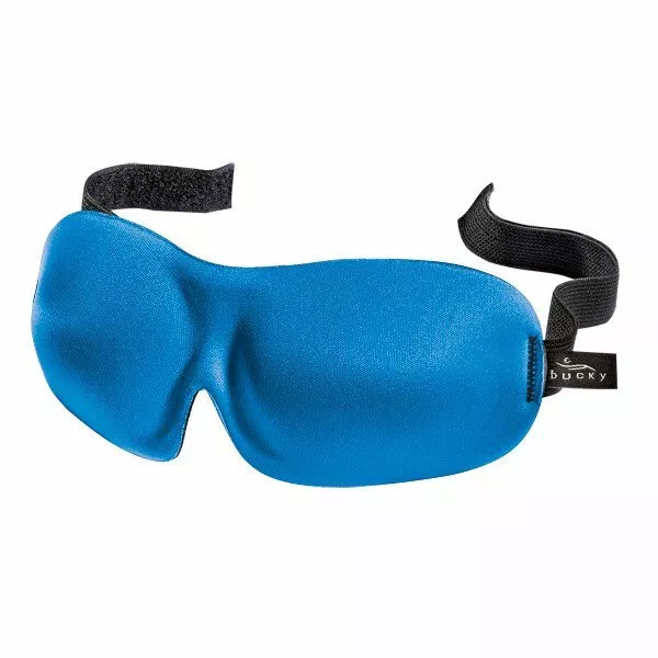 Bucky 40 Blinks French Blue Sleep Mask Contoured Travel Padded Foam Blindfold