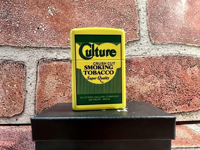 PROTOTYPE Tobacco Tin Series 2 CULTURE TOBACCO  yellow  C-16 Very Limited