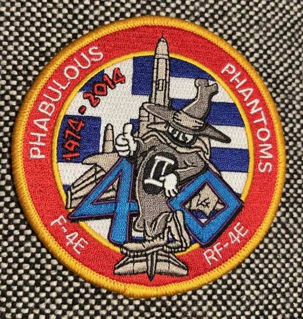 F-4E PHANTOM Spook PATCH Aufnäher  Hellenic Air Force "Phabulous" RF-4E 40