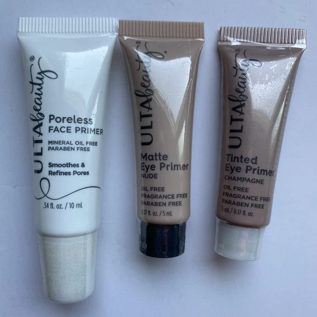 Primer facial sin poros Ulta Beauty, imprimación de ojos mate, imprimación de ojos teñida, 3 nuevas