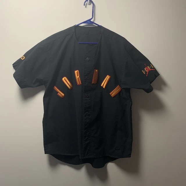 Jordan baseball jersey black top