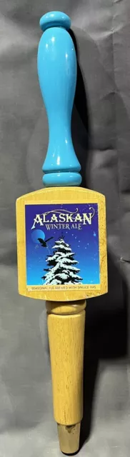 Alaskan Winter Ale Wood Beer tap Bar Keg handle Man Cave Den Decor Brewing