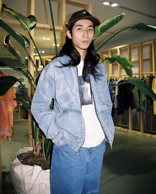 Stussy Ss-Link Zip Work Jacket Stone Wash