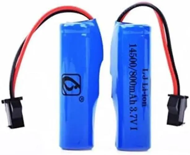 2 Pcs Lithium-ion Rechargeable Backup Battery 3.7V 800mAh SM-2P Car C2 D828