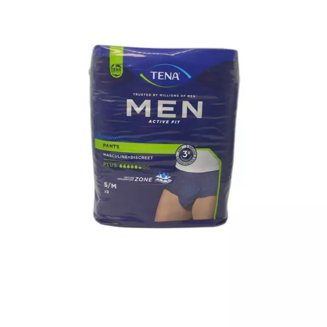 TENA MEN PANTS plus S/M 9er Pack EUR 14,99 - PicClick DE