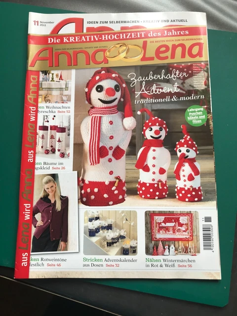 Zeitschrift ANNA & LENA  1/November 2011 - Die besten Ideen zum selbermachen