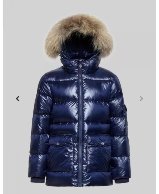 PYRENEX KIDS NAVY AUTHENTIC Down JACKET- Age 16