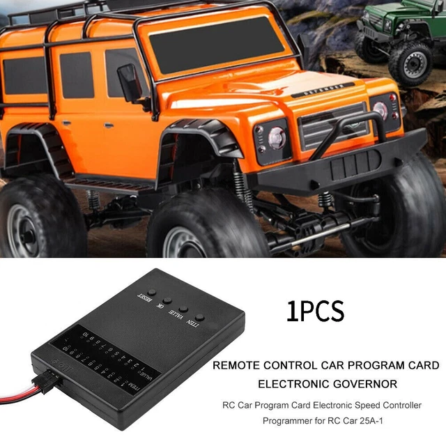 Scheda di programmazione brushless 25A-120A governatore telecomando strumento