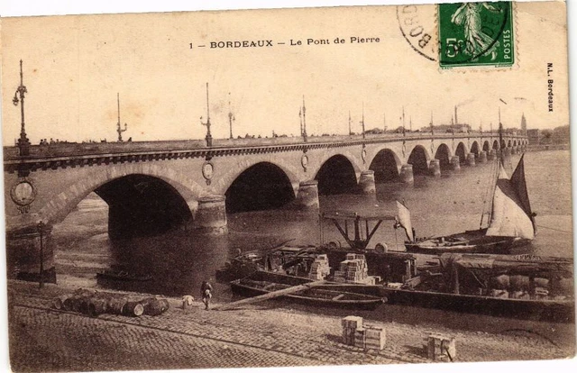 CPA BORDEAUX-Le Pont de Pierre (177143)