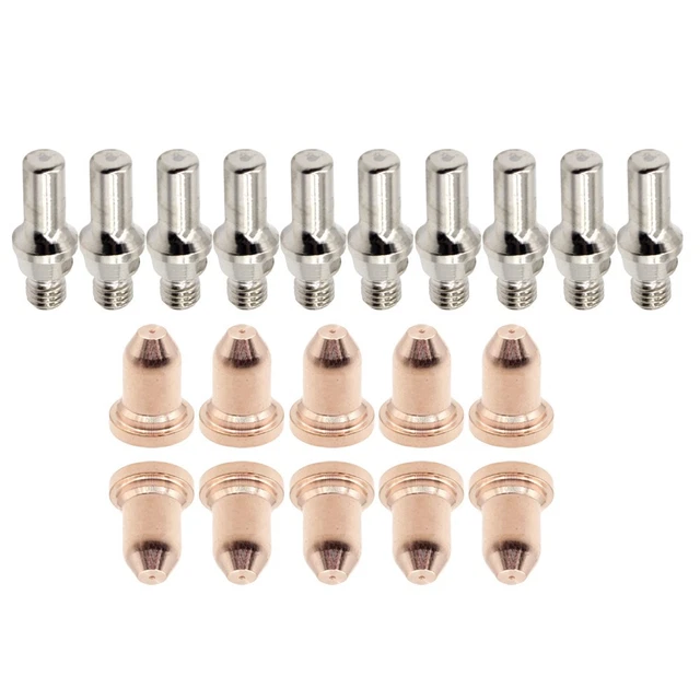 10 électrodes Plasma 0408-2404 Compatibles Avec Torche SAF-100 PLAZCUT - Pour Découpe Plasma