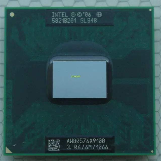 Intel Core 2 Extreme X9100 3.06 GHz SLB48 Dual-Core 1066Mhz Laptop CPU Proessors