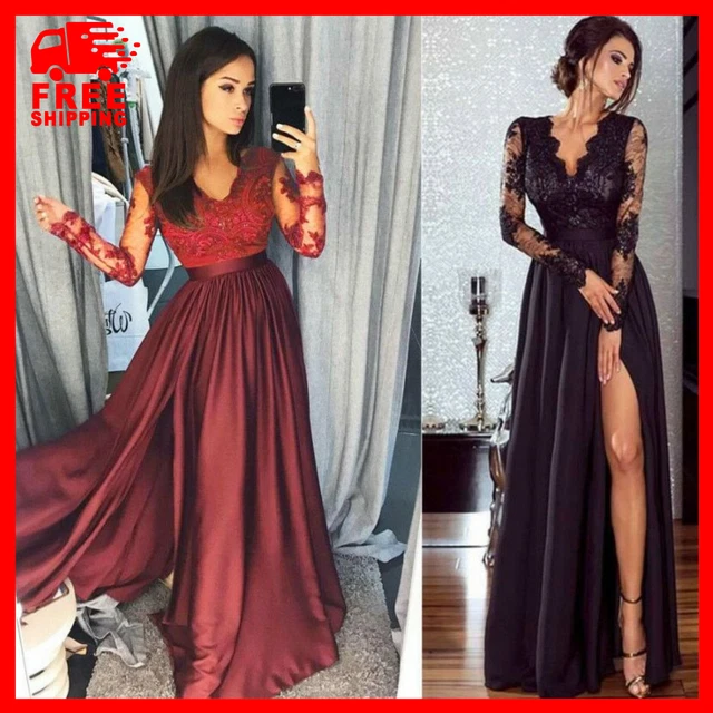 VESTIDOS ELEGANTES LARGOS Ropa De Moda Para Mujer Casuales De