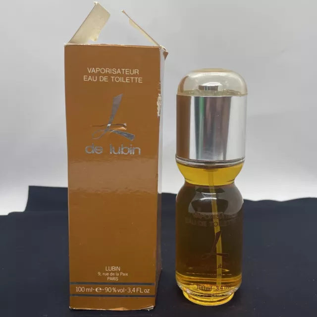 Vaporisateur EAU de Toilette De Lubin vintage 100 ml 3.4oz  france paris