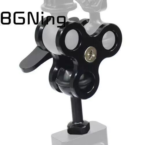 BGNing Diving Ball Fixture Lights Arm Butterfly Clip Clamp Mount for Camera