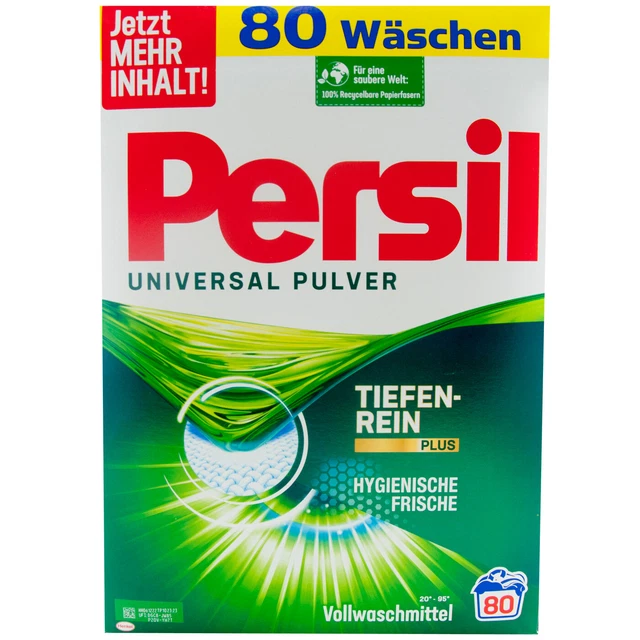 Persil Washing Powder 1 X Universal 80 Wl 20° -95° - Deep Clean Plus - 5,2Kg