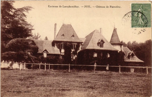 CPA AK Env. de LAROCHEMILLAY - Poil - Chateau de PIERREFITTE (457317)