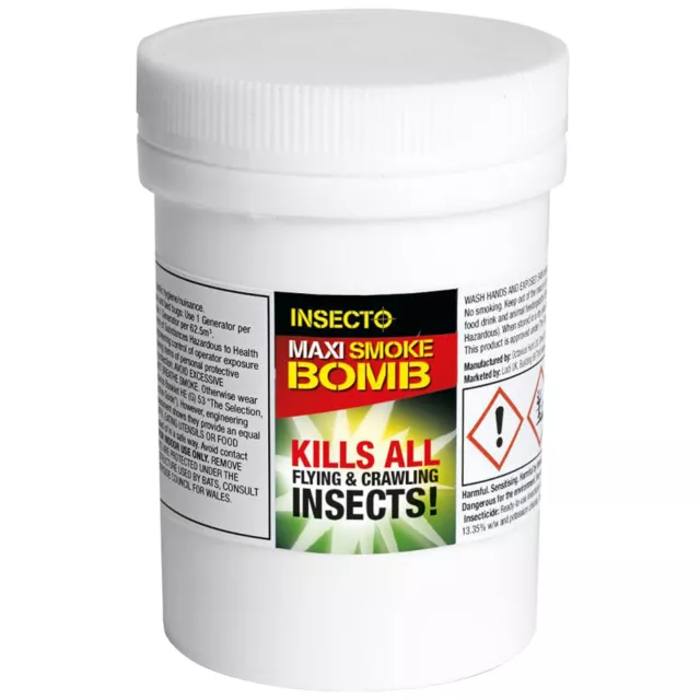 Insecticide Smoke Fumers Release Insecto Bug Spidermite Thrips Fumigation Killer