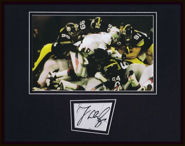 Lot of (2) Signed Steelers Linebacker 8x10 Photos with (1) Greg Lloyd & (1) Jason  Gildon (SOP COA)