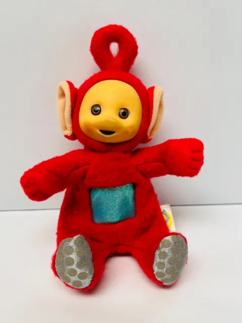 Playskool Teletubbies Plush Red Po Vintage Stuffed Animal Character Toy 5.5 Inch 2