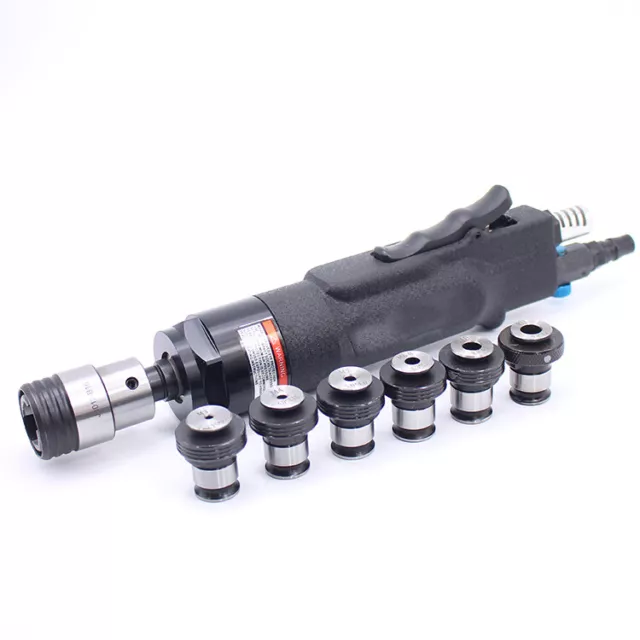 Air Drill Tapper Tool Pneumatic Tapping Machine 150rpm + 6pc Chucks(M3-12)/M