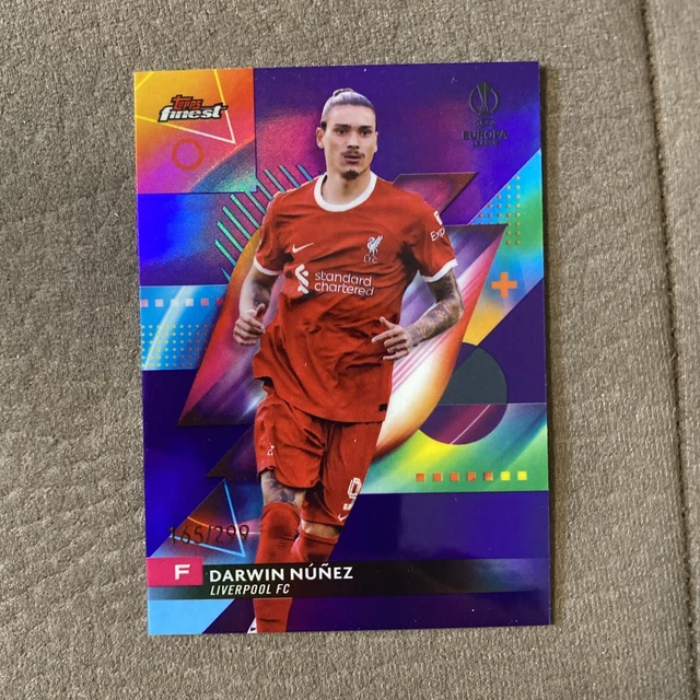 TOPPS UEFA UCC Finest 2023 2025 Liverpool Darwin Nunez /299 EUR 5,99