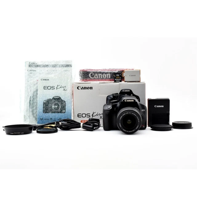 CANON EOS KISS X2 EF-S 18-55 IS Kit Digital SLR Camera $435.90