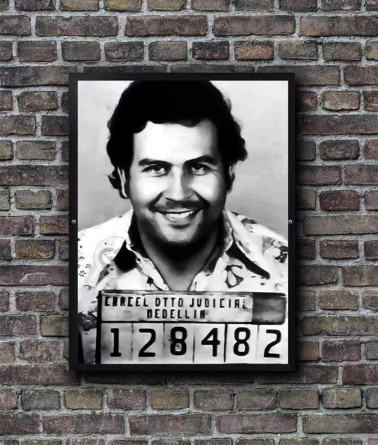 Tazza Pablo Escobar stampa inquadratura poster arte poster boss parete cocaina idea regalo decorazione