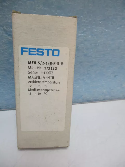 Festo  Magnetventil   MEH-5/2-1/8-P-S-B  173132