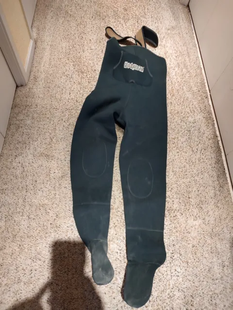 Hodgman, Vintage, Neoprene, Stocking Foot Chest Waders, Large, 13546, Dark  Green