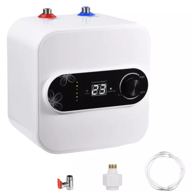 1.5KW Electric Instant Hot Water Heater 10L Under Sink Small Water Tank Kitchen