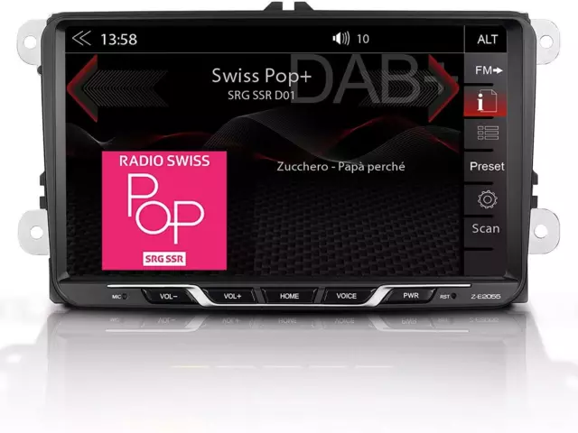 ZENEC Z-E2055 Autoradio DAB+ Infotainer CarPlay VW Golf Plus 5M/52 2005 – 2013